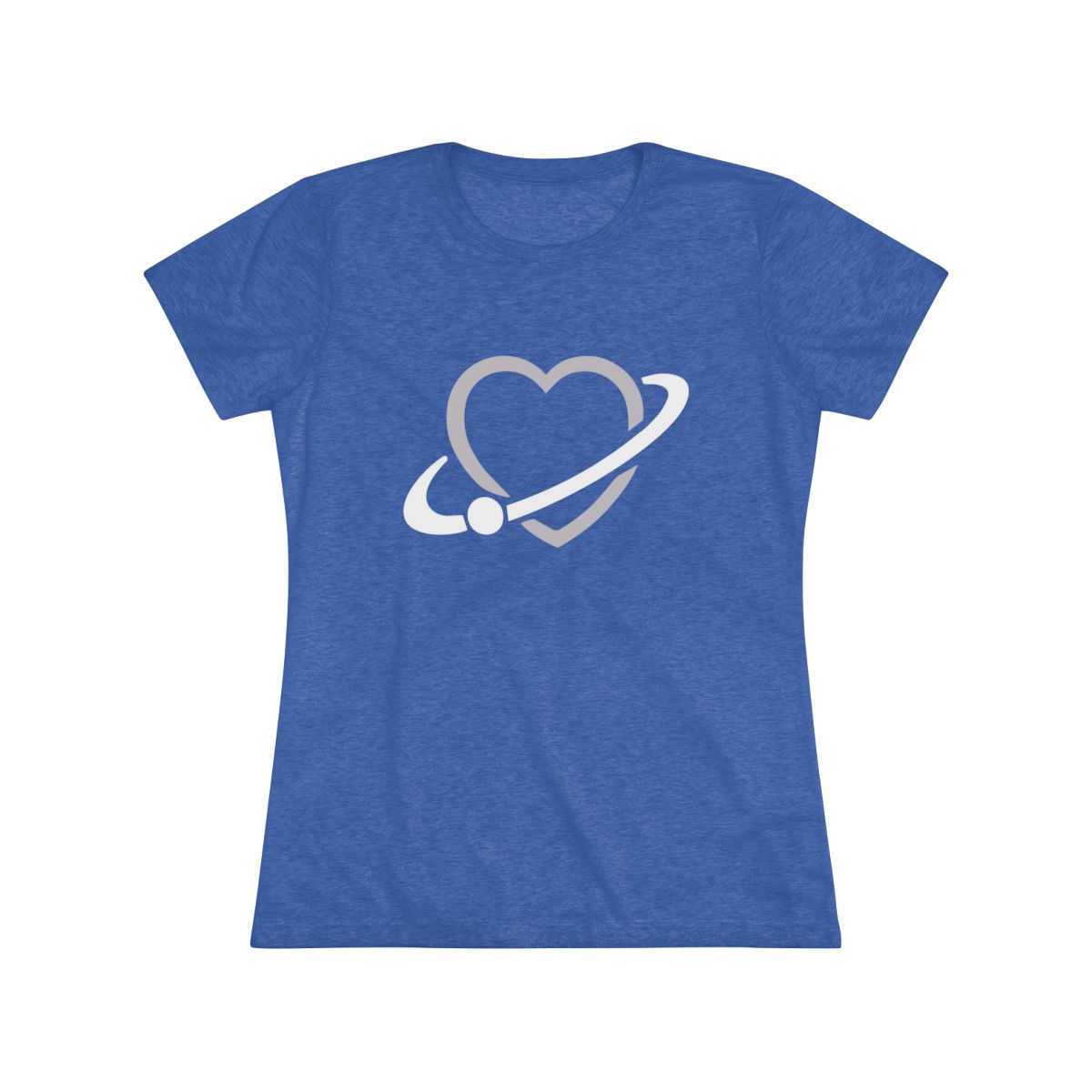 FlirtOrbit Women's Monochrome Logo Tri-Blend Tee