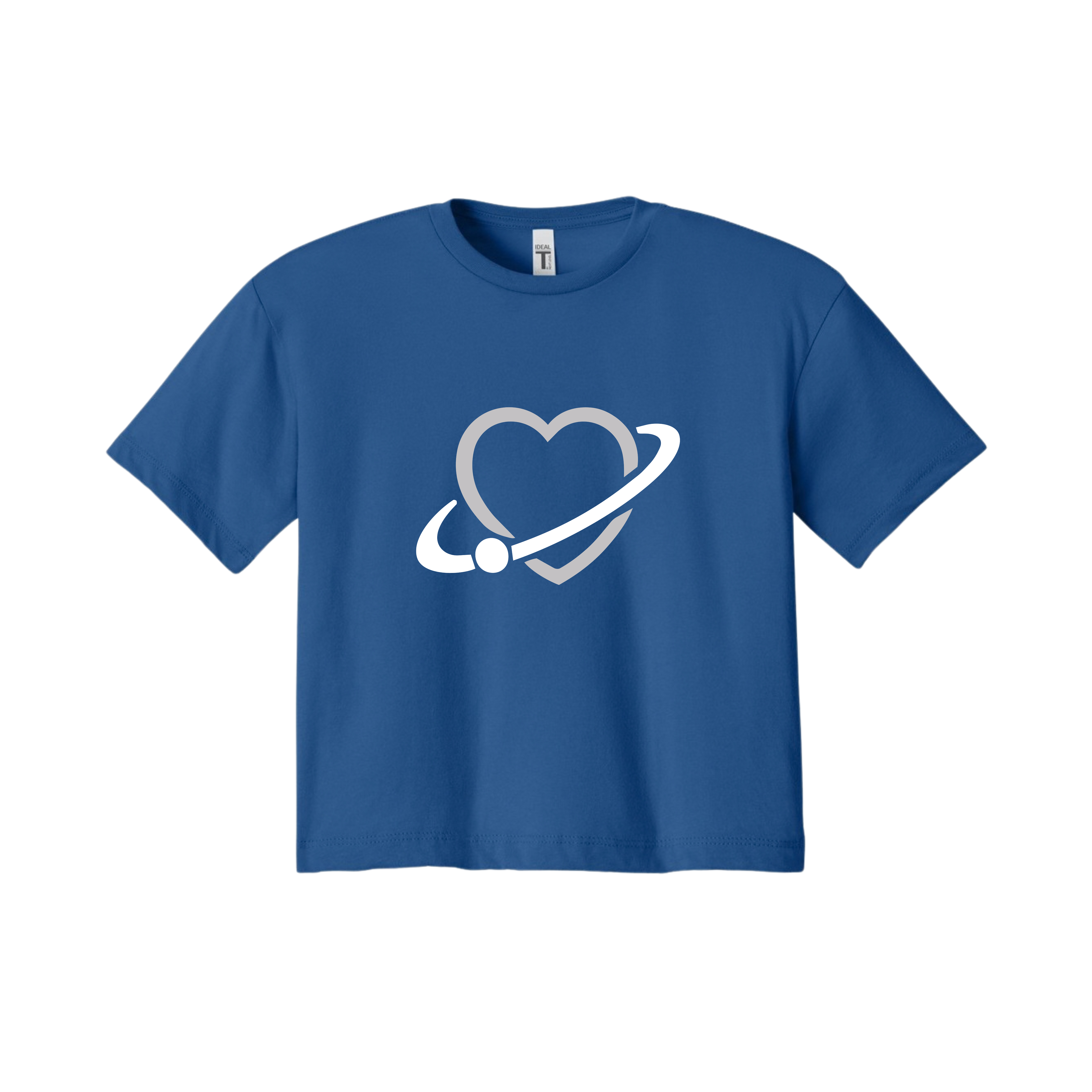 FlirtOrbit Women's Monochrome Logo Cropped T-Shirt