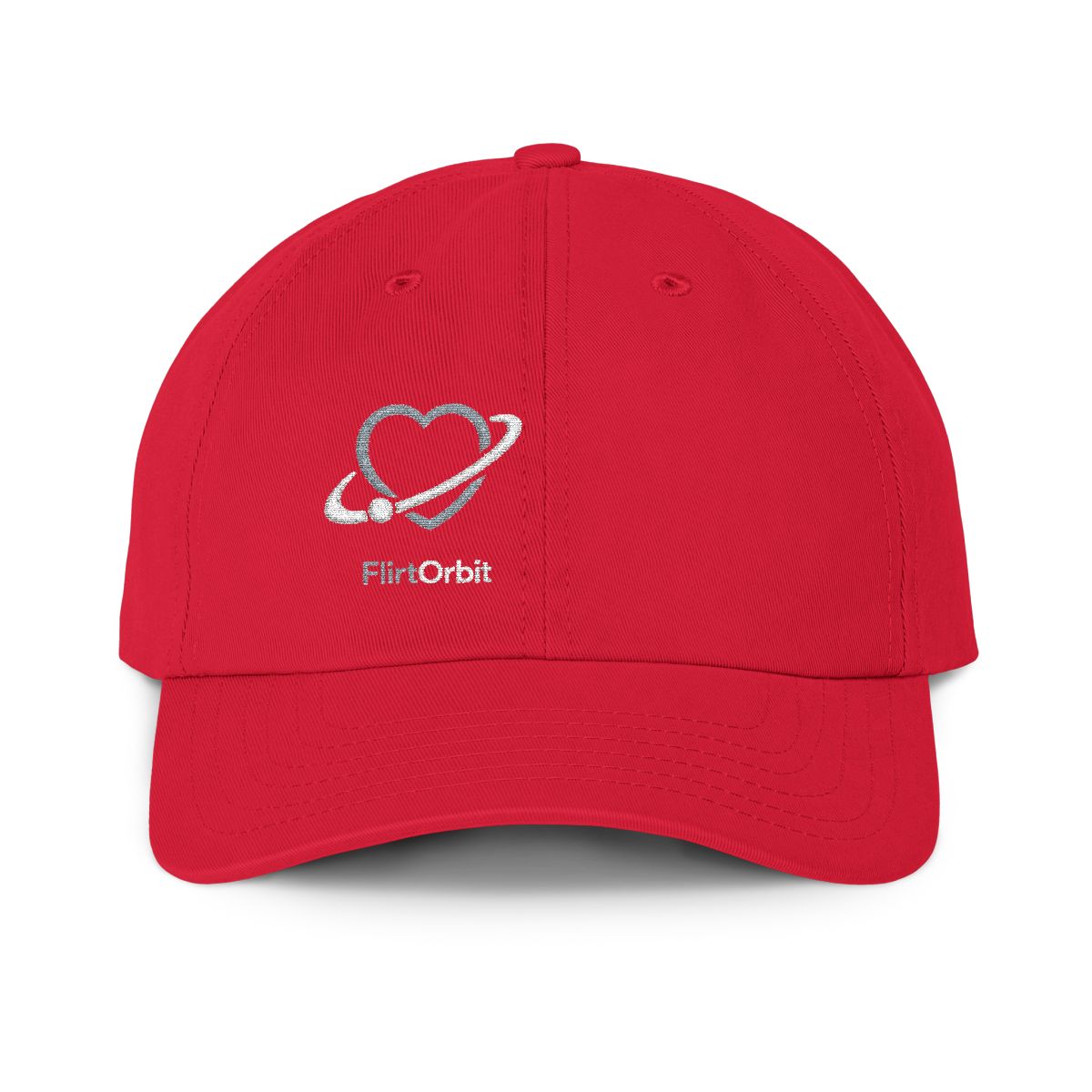 FlirtOrbit Embroidered Logo Cap – Casual Unisex Adjustable Hat